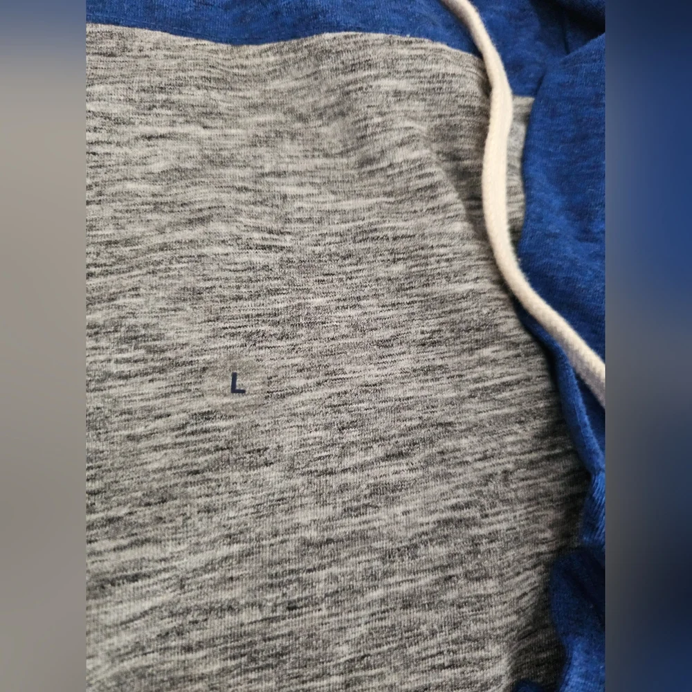 Men's American eagle flex colorblock hoodie sweater Blue Grey